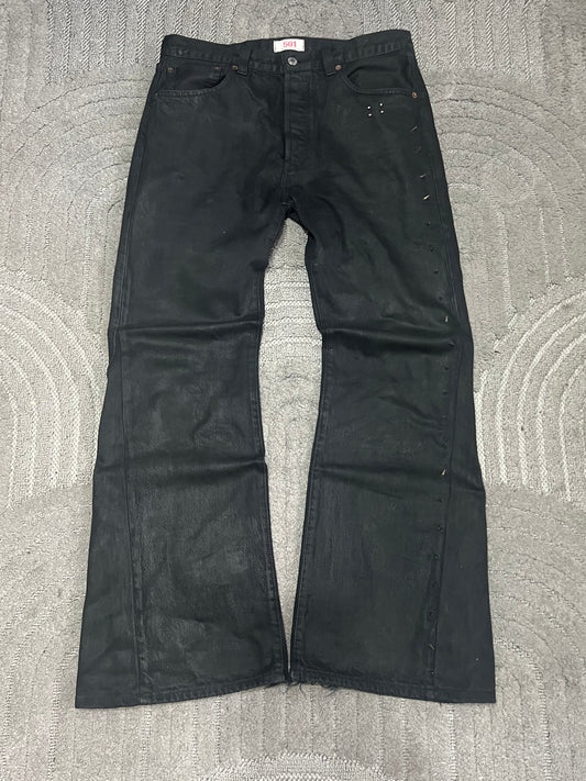 HBW Custom „Asymetrical Spikes” Waxed Jeans